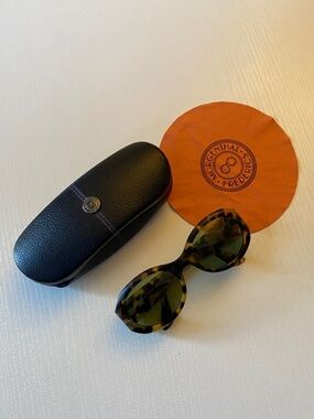 Morgenthal Frederics New York 186 Hand Made Sunglasses Classic Tortoise